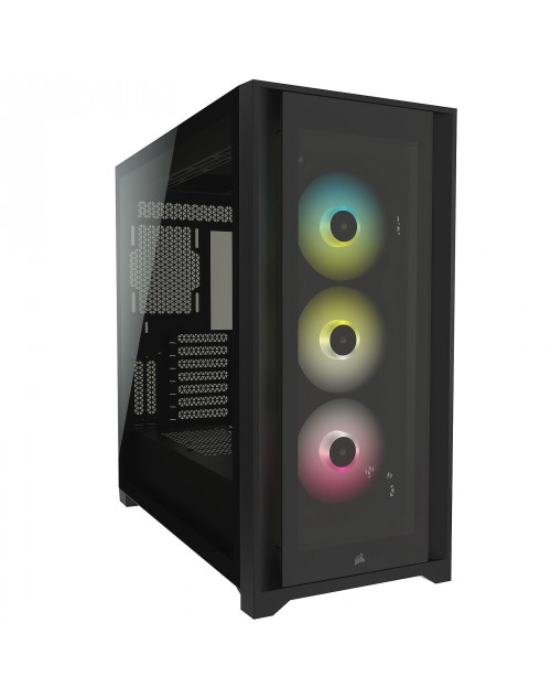 CORSAIR ICUE 5000X RGB BLACK ATX SMART CASE